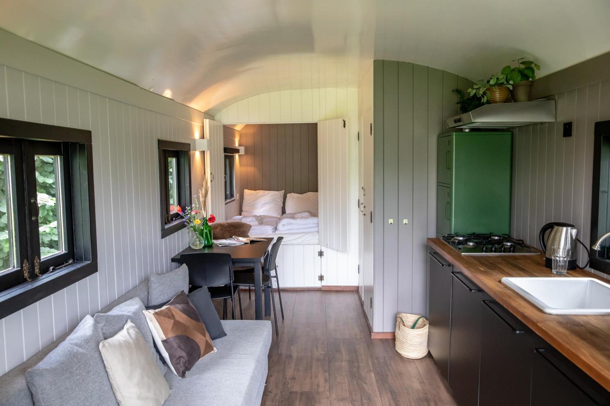 Pipowagen Vlierefluit Camping de Vliert - Bunnik Exterior foto