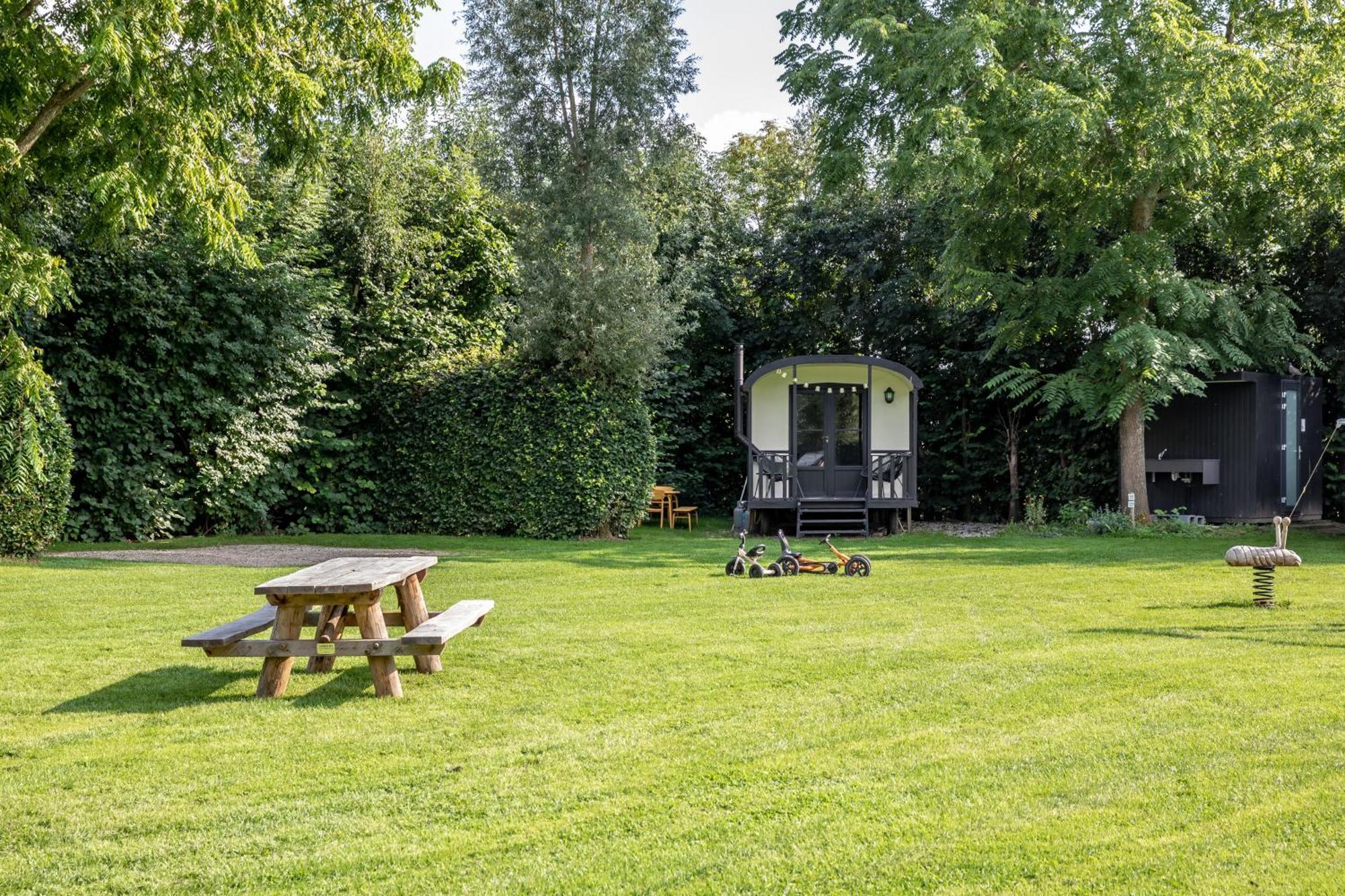 Pipowagen Vlierefluit Camping de Vliert - Bunnik Exterior foto